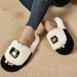 صندل زنانه پشمی