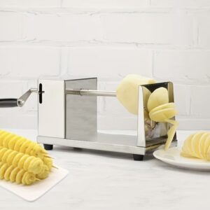 برش‌دهنده (رنده)دستی مارپیچی سیب‌زمینی از جنس استیل ضدزنگ