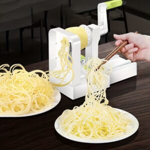 رنده دستی با دسته چرخان برای سیب‌زمینی و هویج، رنده چندکاره سبزیجات