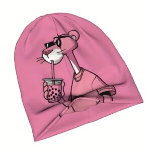 کلاه پلنگ صورتی