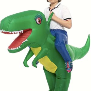 دایناسور بادی ، با طراحی سوار شدن روی تی‌رکس