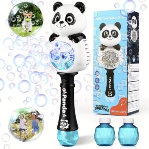 حباب‌ساز پاندا بامزه دارای چراغ LED و دستگاه تولید حباب