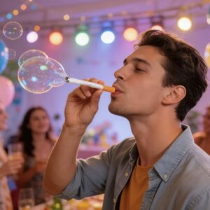 ست ۲  عددی چوب حباب خلاقانه به شکل سیگار