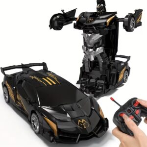 ربات و ماشین دریفت کنترلی تبدیل یک‌لمسی از ربات به ماشین مسابقه‌ای