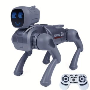 سگ رباتیک هوشمند کنترلی برنامه‌پذیر، تعاملی، قابلیت خواندن و رقصیدن