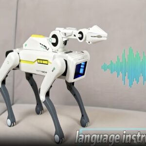 سگ رباتیک هوشمند دارای فرمان صوتی و کنترل از طریق اپلیکیشن یا ریموت قابلیت رقص و آواز خواندن