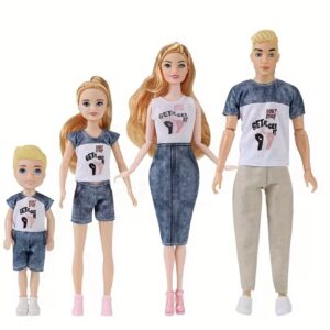 ست عروسک مد روز و کژوال خانواده ۴ یا ۵ نفره