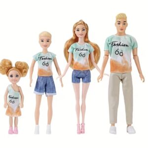 ست عروسک مد روز و کژوال خانواده ۴ یا ۵ نفره