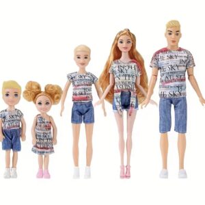 ست عروسک مد روز و کژوال خانواده ۴ یا ۵ نفره