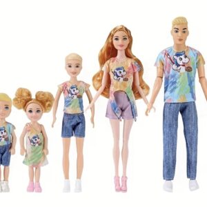 ست عروسک مد روز و کژوال خانواده ۴ یا ۵ نفره