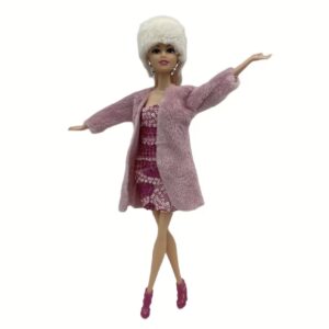 عروسک‌های مد با لباس‌های شیک زمستانی