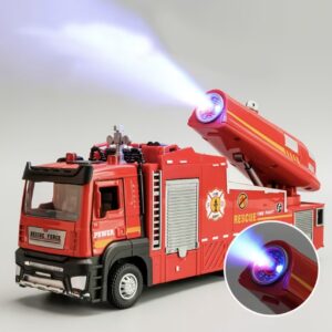 کامیون آتش‌نشانی ساخته شده از آلیاژ با دو عملکرد پاشیدن مه و آب، مجهز به مکانیزم عقب‌کش