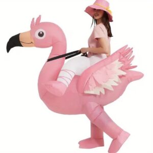 کاستوم لباس بادی فلامینگو صورتی روشن