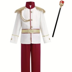 کاستوم لباس شاهزاده پسرانه جذاب، لباس کودکانه شاهزاده سلطنتی