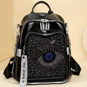 کوله‌پشتی  شیک با نگین، زیبا و چندکاره