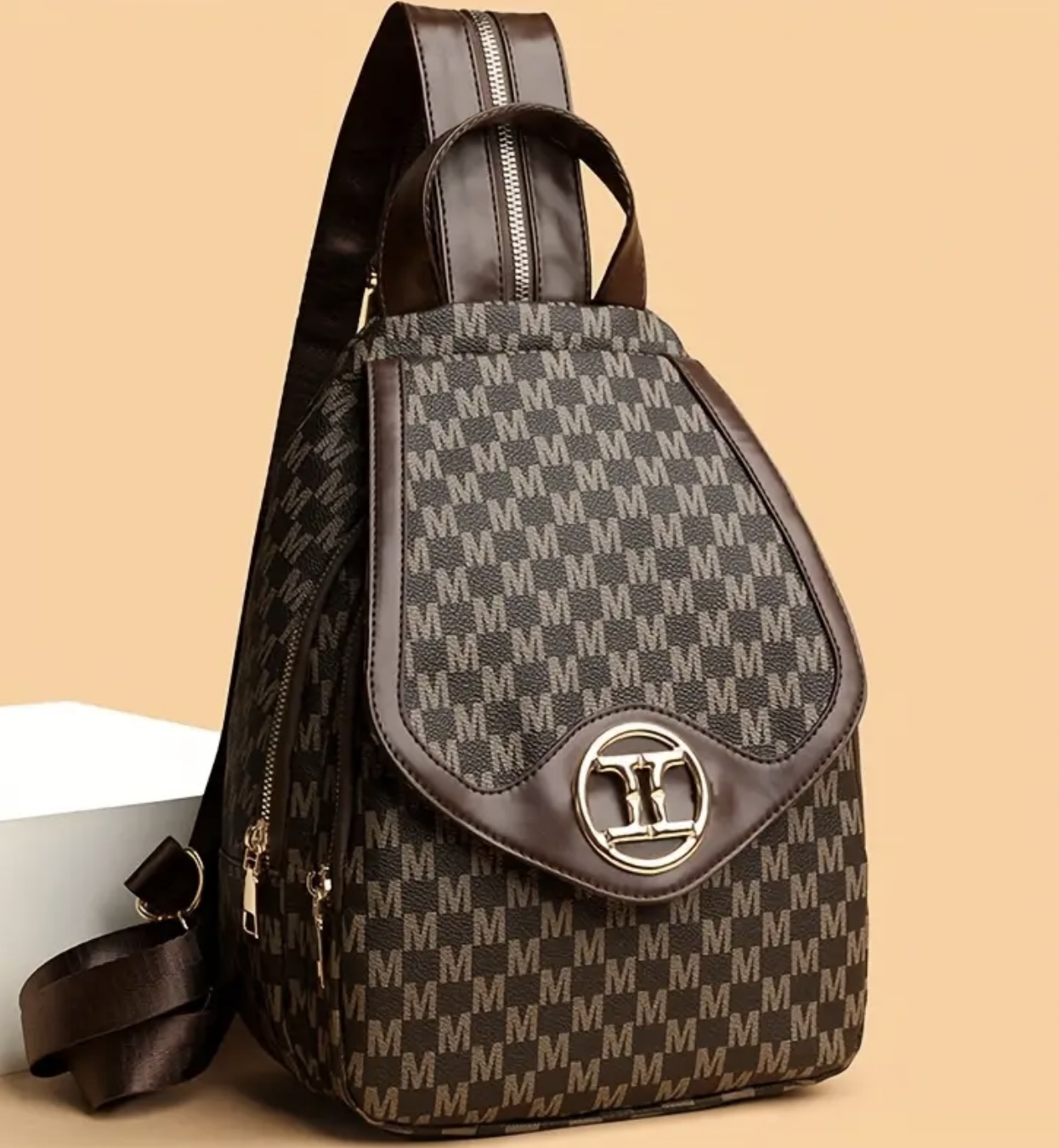 کولهپشتی شیک با طرح کلاسیک چهارخانه