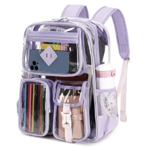 کوله‌پشتی شفاف ژله‌ای