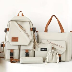 ست ۵ تکه کوله‌پشتی گرافیکی با طرح حروف