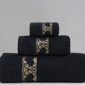 ست ۳ عددی حوله ژاکارد ۱۰۰٪ پنبه