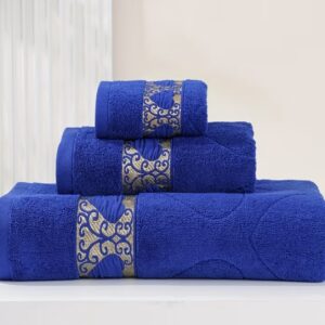 ست ۳ عددی حوله ژاکارد ۱۰۰٪ پنبه