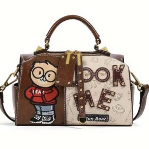 کیف بوسطن وینتج با طرح کارتونی خرس