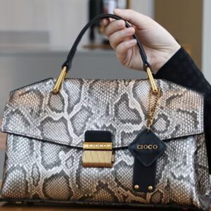 کیف توت وینتج جدید با طرح پوست مار