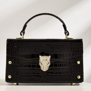 کیف زنانه لوکس و کیف شیک با قفل مغناطیسی طلایی