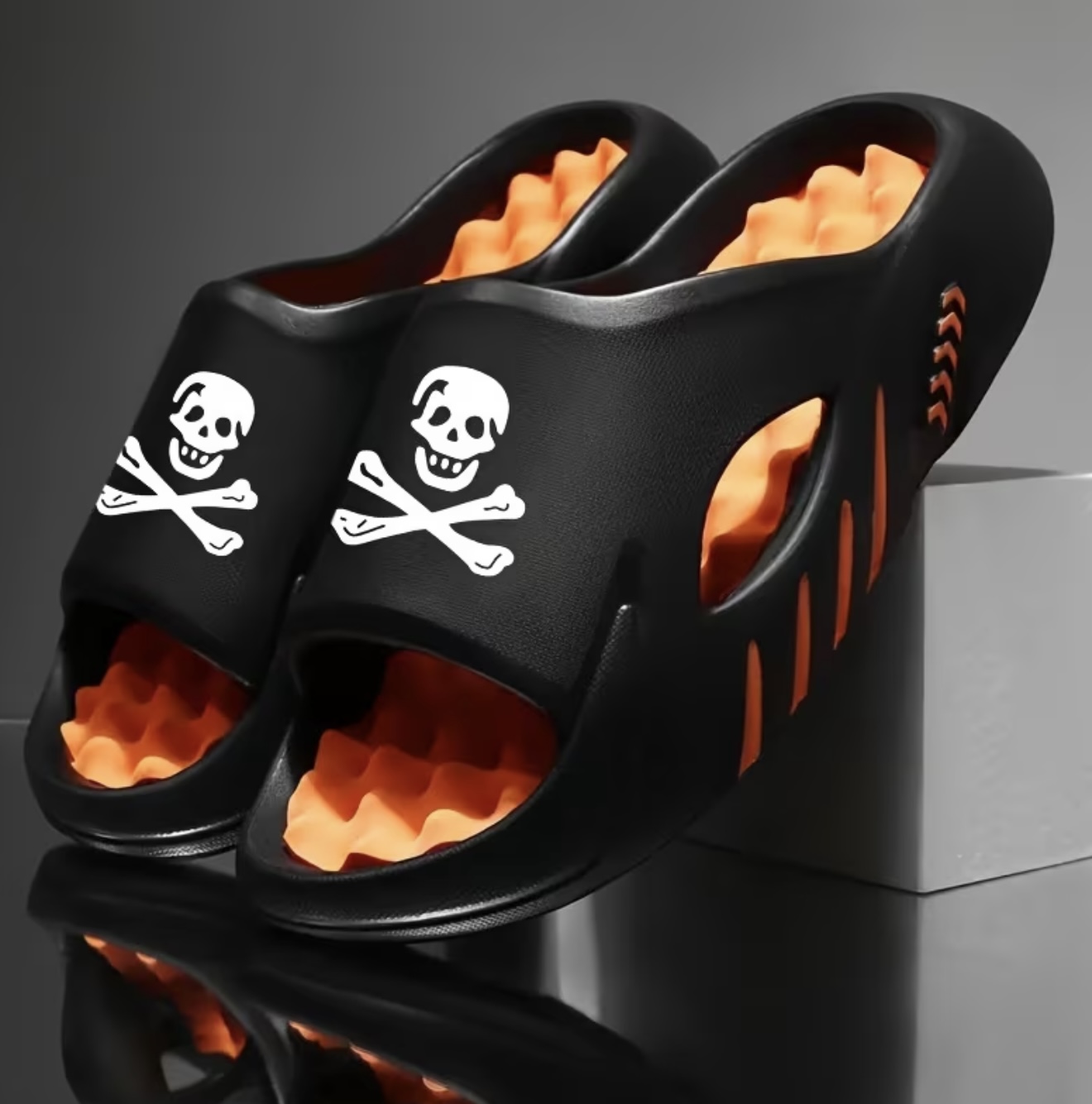 دمپایی روباز روزمره با کفی ماساژور نرم