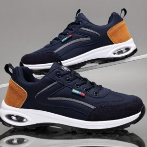 کفش‌های دویدن مردانه جاده‌ای با دو رنگ و بالشتک هوا