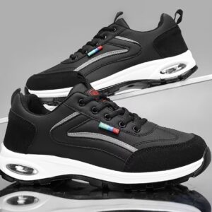 کفش‌های دویدن مردانه جاده‌ای با دو رنگ و بالشتک هوا