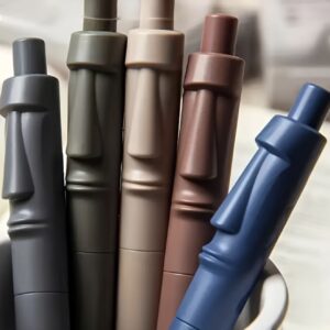 ست ۲ عدد خودکار با طرح مجسمه سنگی دارای جوهر ژله‌ای سریع‌خشک