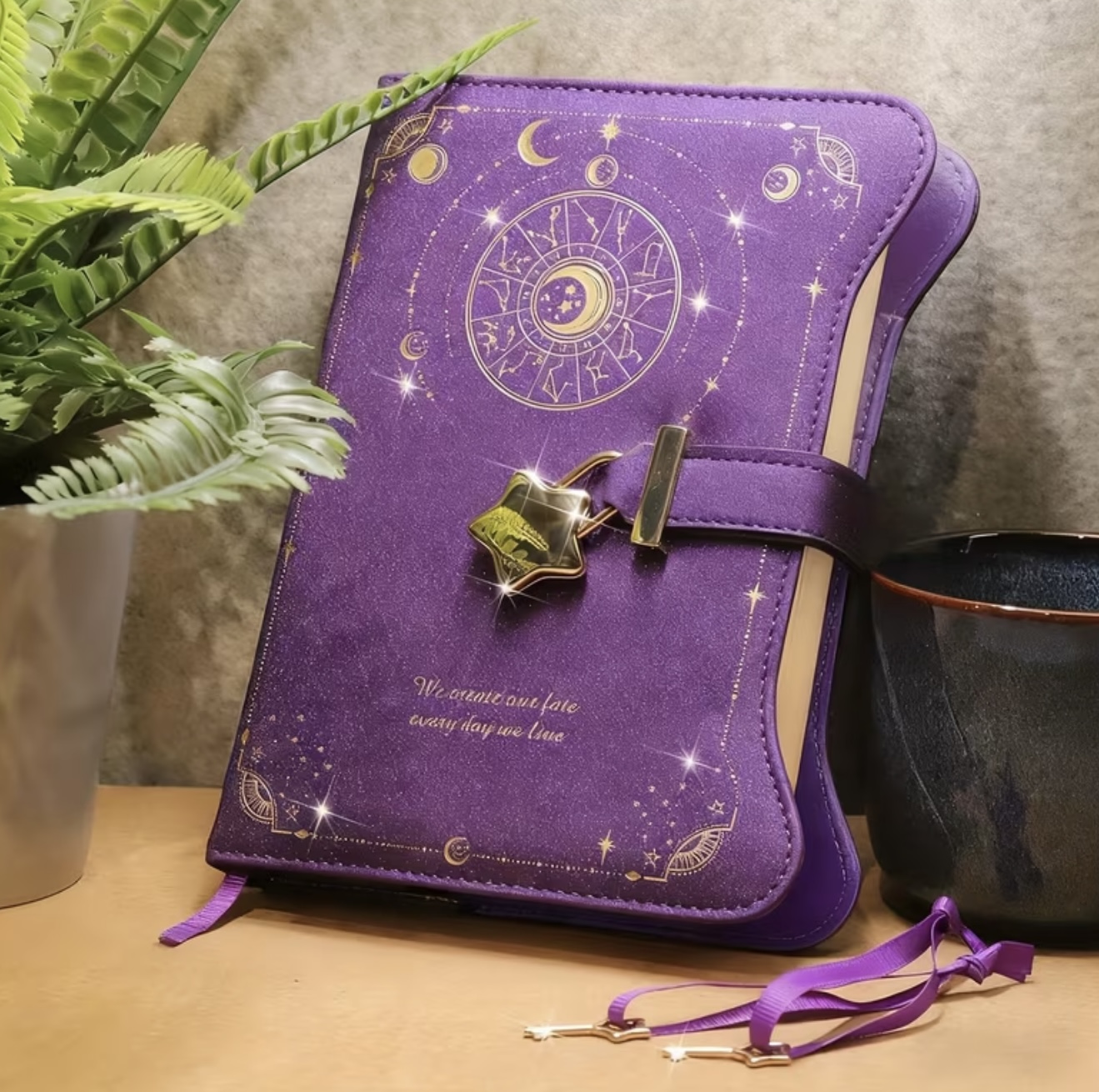 دفتر با قفل و کلید دارای ۳۶۰ صفحه کرفت