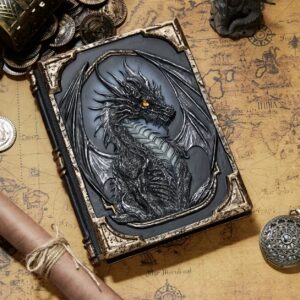 دفترچه A5 با طرح برجسته اژدهای کلاسیک