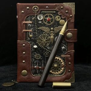 دفترچه یادداشت الهام‌گرفته از سبک استیم‌پانک