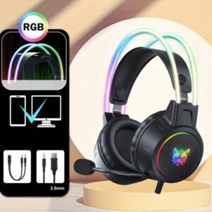 هدست گیمینگ با میکروفون نویزکنسلینگ و صدای استریو