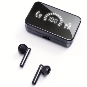 ایرباد بی‌سیم TWS با نمایشگر دیجیتال دارای صدای استریو و حذف نویز