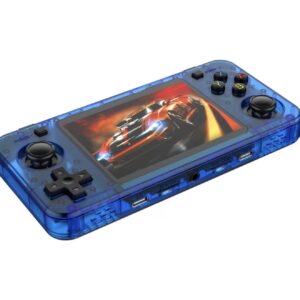 کنسول بازی دستی رترو R36H با حافظه ۶۴/۱۲۸ گیگابایت با ۲۳ شبیه‌ساز (Emulators)، سیستم Linux، صفحه‌نمایش IPS ۳.۵ اینچی با رزولوشن ۶۴۰ × ۴۸۰. دارای شارژ USB و عمر باتری طولانی