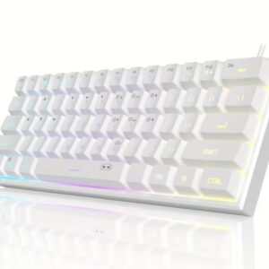 کیبورد گیمینگ با طراحی ارگونومیک و نورپردازی RGB