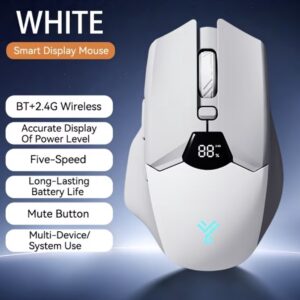 ماوس هوشمند بی‌سیم با دو حالت (Dual-Mode) و نمایشگر