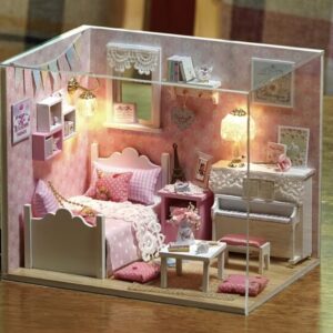 مدل چوبی ساختمان خانه کوچک