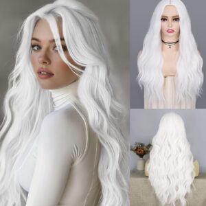 کلاه‌گیس زنانه سفید Lady Miranda به طول ۲۸ اینچ (۳۲۰ گرم)