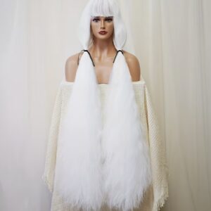 کلاه‌گیس (پوستیژ)موج‌دار آزاد به طول ۱۱۱٫۷۶ سانتی‌متر