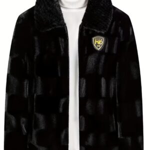 کت روزمره و شیک با سرآستین زیپی، کش دور مچ و یقه خز