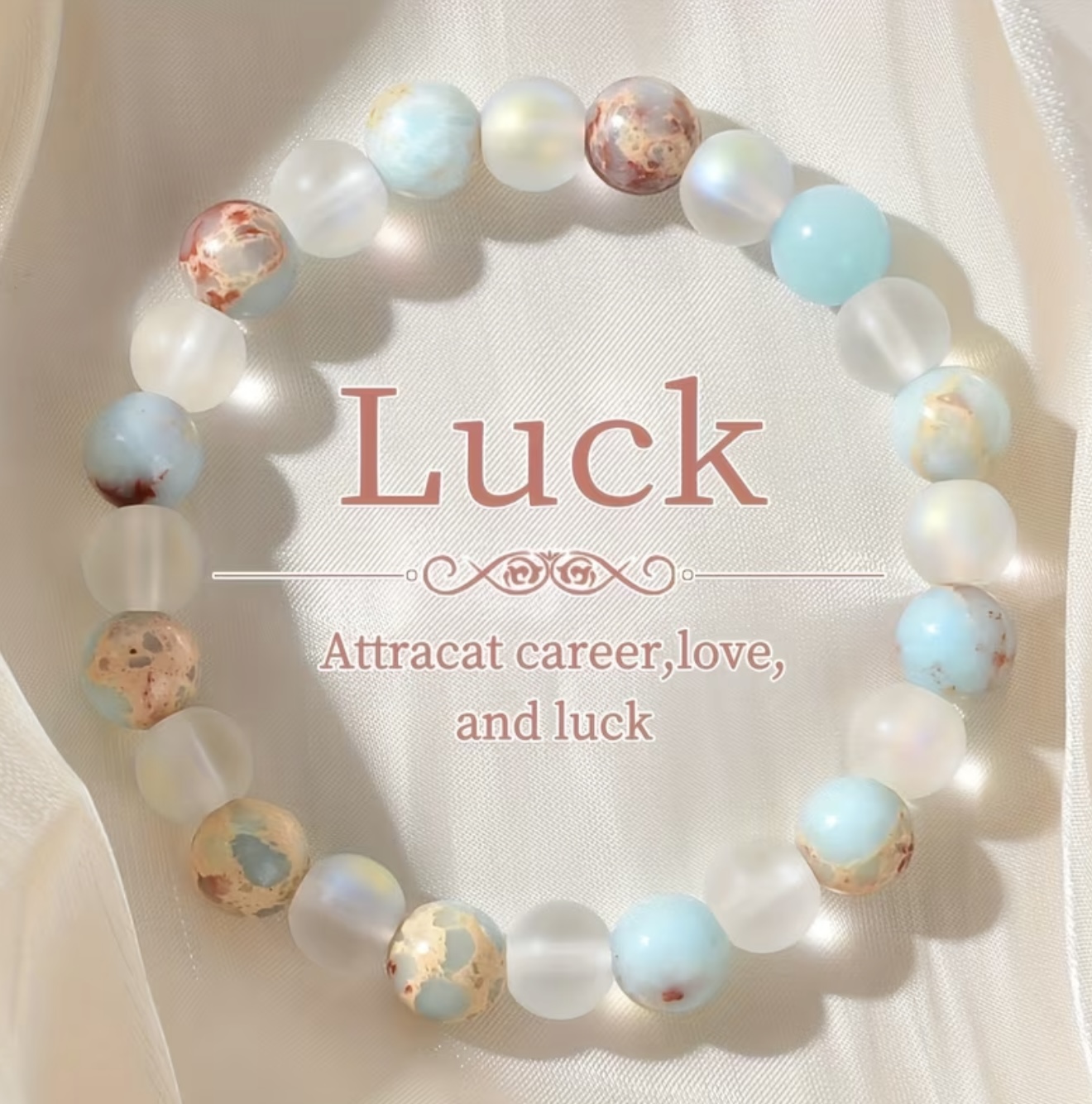 ست ۴ عددی دستبند سنگ طبیعی سبک بوهمیایی - Image 2