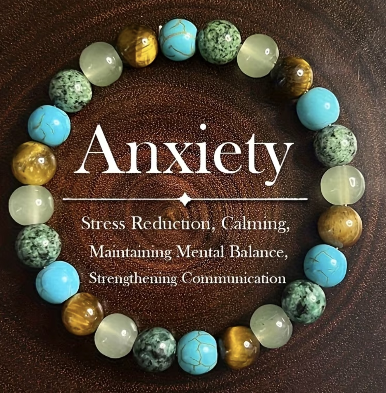 ست ۴ عددی دستبند سنگ طبیعی سبک بوهمیایی - Image 4