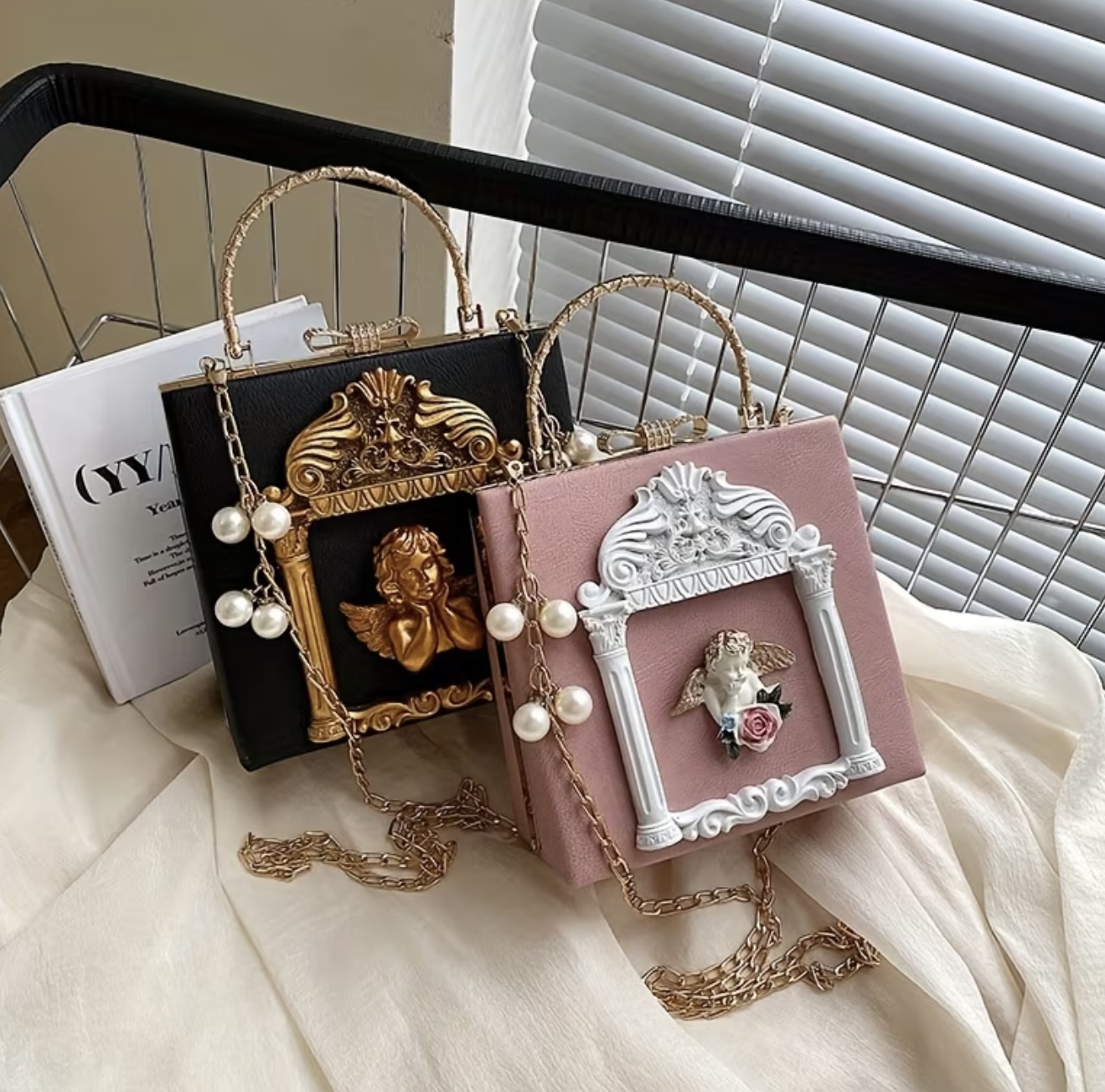 کیف رودوشی و کراسبادی باکس «رز فرشته» - Image 3