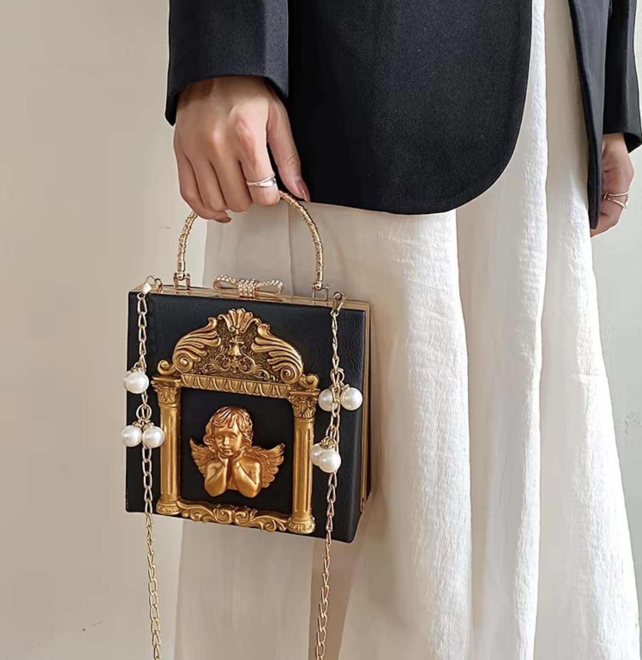 کیف رودوشی و کراسبادی باکس «رز فرشته» - Image 2