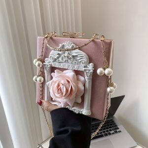 کیف رودوشی و کراس‌بادی باکس «رز فرشته»