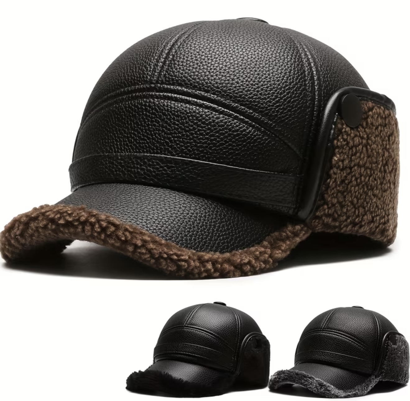 کلاه زمستانی مردانه با آستر گرم پشمی