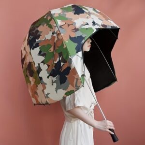 چتر به شکل کلاه ایمنی با دسته بلند